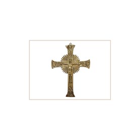 Crucifijo de Pared Dorado - Romeria La Milagrosa
