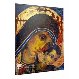 Icono Virgen del Camino Pan de Oro - 0